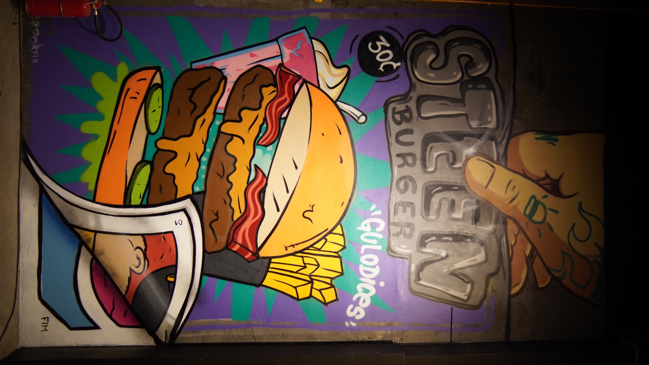 Arte de parede da Steen Burger